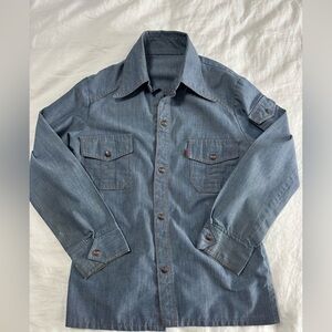 Levi’s 70’s Vintage Denim Button Down Shirt